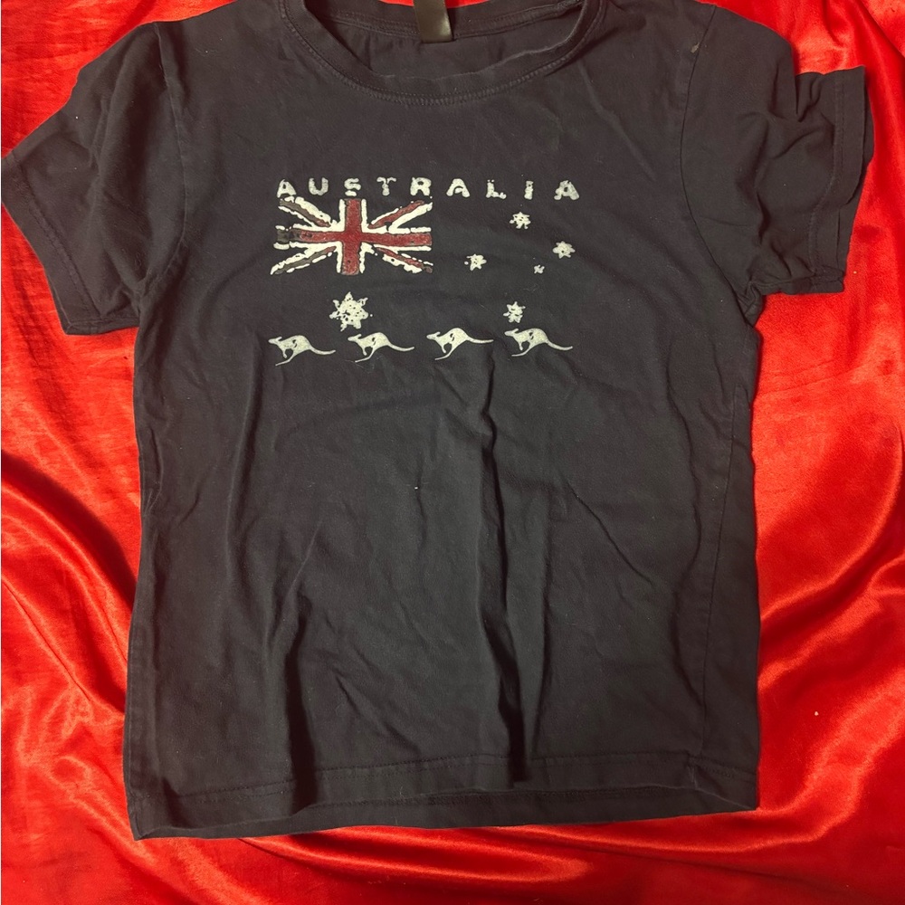 Australia Flag Baby-Tee (Navy)